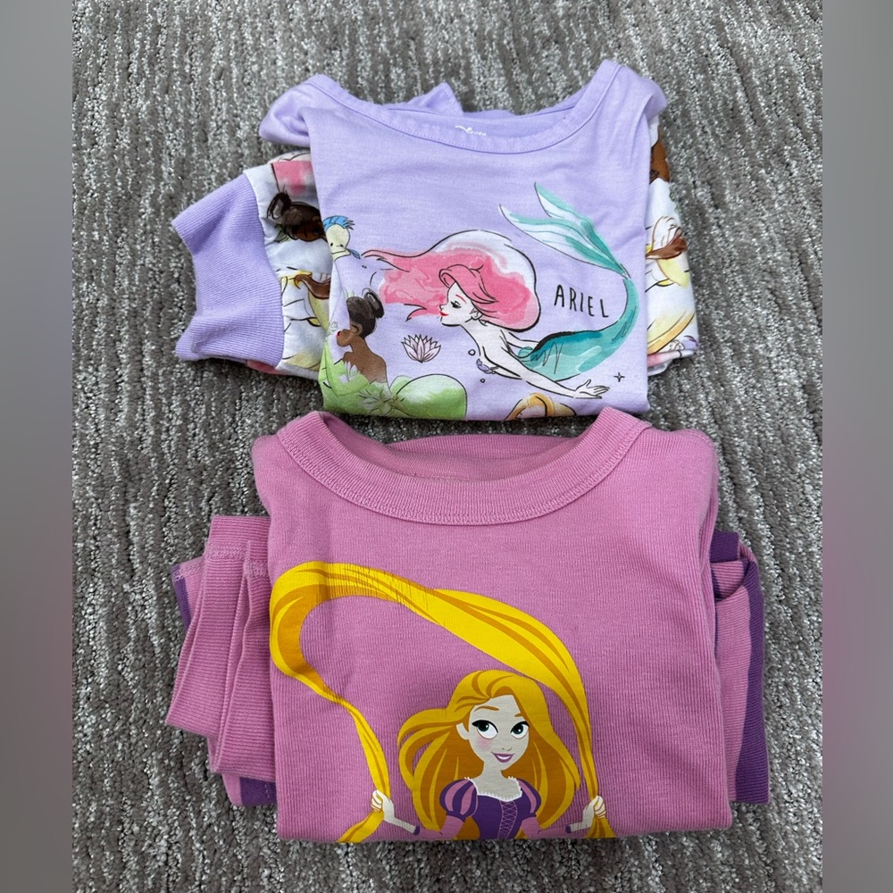Disney Kids Pajama Set - Lavender and Magenta